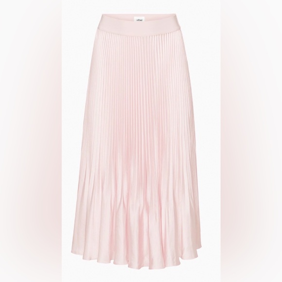 Wilfred Twirl Pleated Skirt in Light Pink - Picture 3 of 6